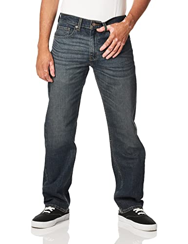Signature by Levi Strauss & Co. Gold Men's Relaxed Fit Flex Jeans (Available in Big & Tall), Headlands, 36W x 32L