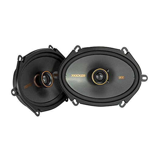 KICKER 47KSC6804 6x8 (160x200mm) Coax Speakers with.75(20mm) Tweeters, 4ohm