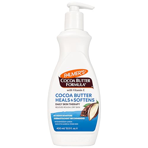 Palmer's Cocoa Butter Formula Daily Skin Therapy Cocoa Butter Body Lotion for Dry Skin, Hand & Body Moisturizer, Pump Bottle, 13.5 Oz (Pack of 1)