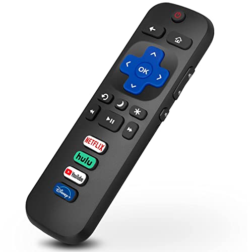 RC280 RC282 Universal Replacement Compatible with TCL-Roku-TV-Remote, Compatible with Roku Hisense, Philips, ONN, Hitachi, Element, Haier, LG, Sanyo, JVC TVs
