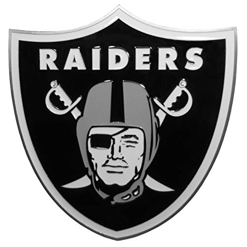 Siskiyou Sports NFL Oakland Raiders Large Logo Hitch Cover, Class II & III, White
