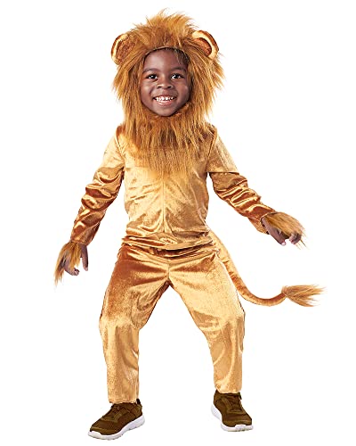 Seasons Cuddly Lion Halloween Costume Animal Costume Onesie for Kids (2-4T)