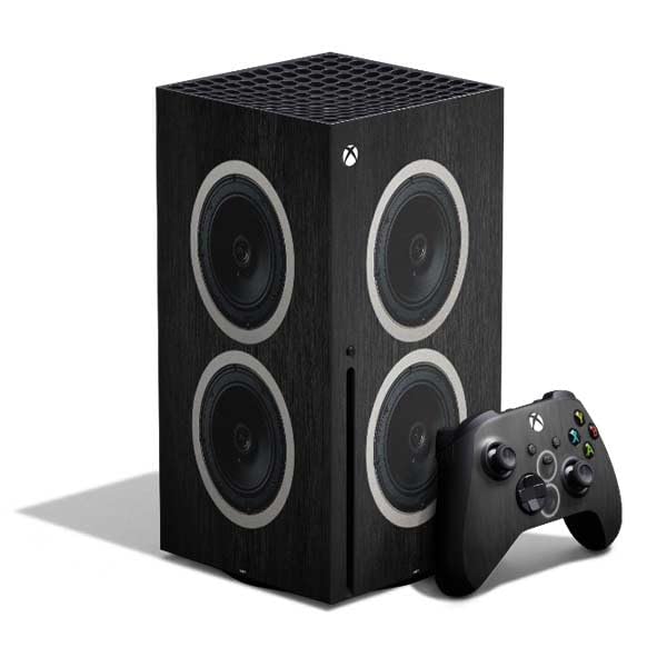 Skinit Decal Gaming Skin Compatible with Xbox Series X Bundle - Boom Box Speakers Design