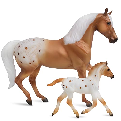 Breyer Horses Freedom Series Effortless Grace | Horse and Foal Set | Horse Toy | 9.75' x 7' | 1:12 Scale | Model #62224