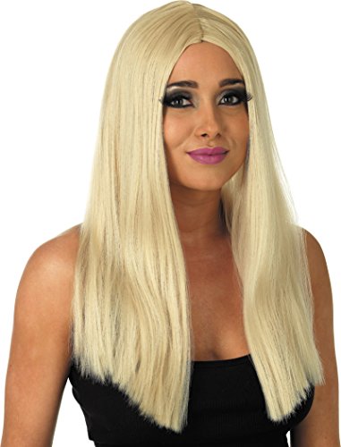 fun shack Long Blonde Wig Straight, Long Blonde Wig Straight, Bleach Blonde Wig, Straight Blonde Wig