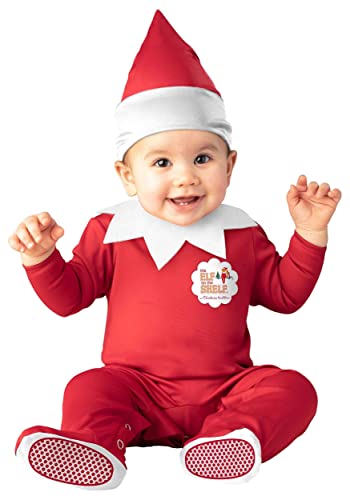 Fun World The Elf on the Shelf Baby Boy Elf Costume, Small 6-12 month's