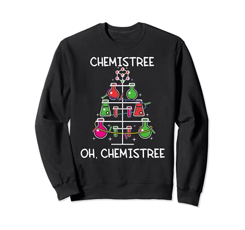 Chemistree Ugly Christmas Tree Sweater Chemistry Science Pun Sweatshirt