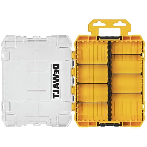 DEWALT Tool Box, Tough Case Organizer, Medium, 8-Compartments, for Small Tools and Accessories (DWAN2190)