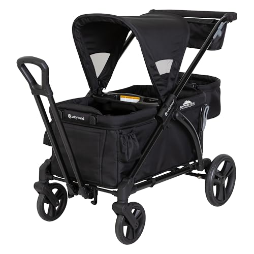 Baby Trend Expedition 2-in-1 Stroller Wagon PLUS, Ultra Black