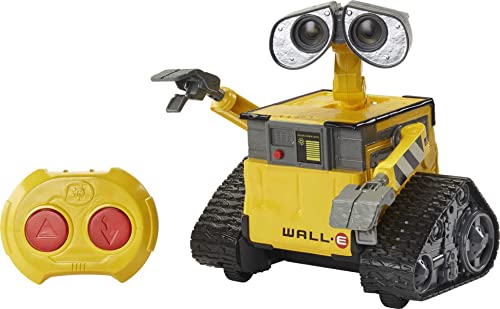 Mattel Disney Pixar WALL-E Robot Toy, Remote Control Hello WALL-E Robot Figure, Toys for Kids (Amazon Exclusive)