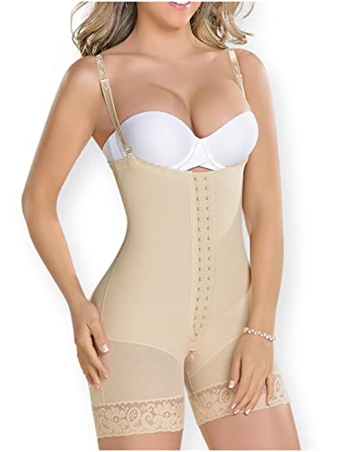 MyD 0066 Fajas Colombianas Reductoras Backless Body Shaper Girdles for Women (Small, Beige)