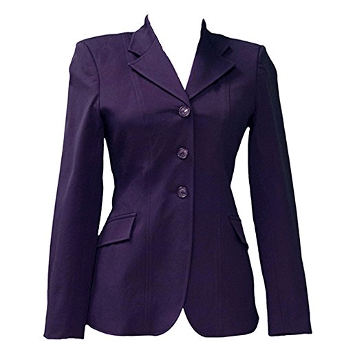 WOW Equestrian Show Coat - Ladies Level One Soft Shell Dressage Outfit in Navy, Waterproof & Breathable Navy Riding Jacket