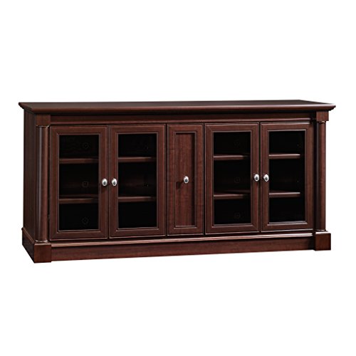 Sauder Palladia Credenza, For TV's up to 70', Select Cherry finish, 19.45'D x 70.16'W x 33.11'H