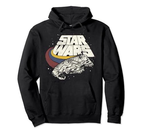 Star Wars Falcon Ship Three Stripes Graphic Hoodie Pullover Hoodie