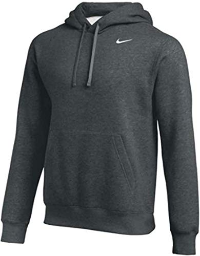 Nike Men's Hoodie Black/White nkCJ1611 010 (Anthracite/White, X-Large)