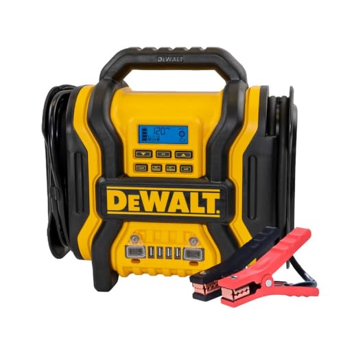 Dewalt 120V Digital Jump Starter/power Station 1600 Peak Amp