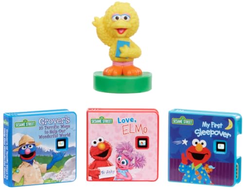 Little Tikes Story Dream Machine Big Bird & Friends Story Collection, Storytime, Books, Sesame Street, Audio Play Character, Gift and Toy for Toddlers and Kids Girls Boys Ages 3+