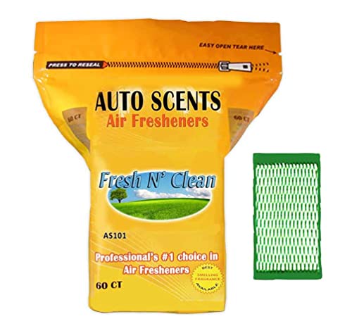 Fresh N' Clean Scent Professional Air Freshener Pads - Remove the Worst Smells with These Heavy Duty Pads (60 Pads Per Pack) (Fresh N' Clean Scent)