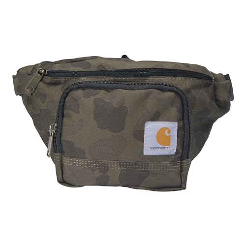 Carhartt Unisex Adult Pack, Durable, Water-Resistant Hip Waist Pack, Duck Camo, One Size