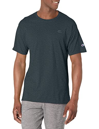 Champion Mens Classic T-shirt, Everyday Tee For Men, Comfortable Soft (Reg. Or Big & Tall), Granite Heather, Large US