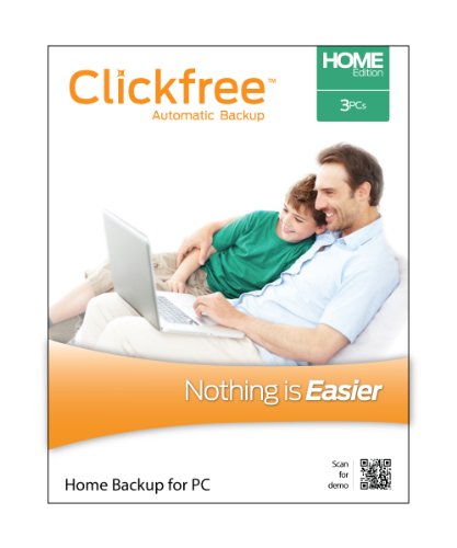 Clickfree Home Backup software (3 PCs) [Download]