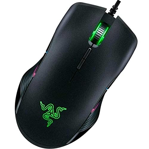 Razer Lancehead Tournament Edition Ambidextrous Gaming Mouse: 16K DPI Optical Sensor - Chroma RGB Lighting - 8 Programmable Buttons - Mechanical Switches - Classic Black