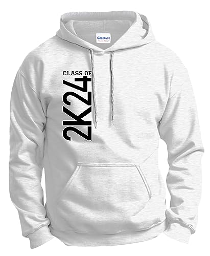 Graduation Clothes 2024 Grad Party Outfit 2024 Graduation Gifts Class of 2K24 Graduation Hoodie Sweatshirt Medium Ash