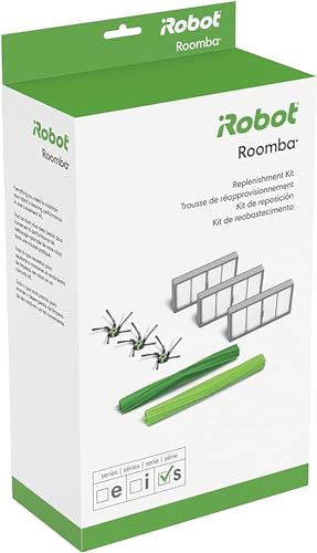 iRobot Authentic Replacement Parts- Roomba s Series Replenishment Kit, (3 Filters, 3 Corner Brushes, 1 Set of Multi-Surface Rubber Brushes)