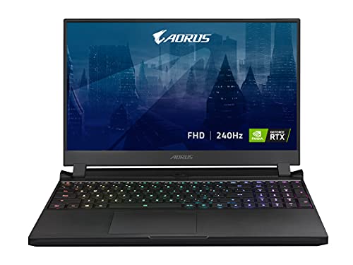 GIGABYTE AORUS 15P YD - 15.6' FHD 300Hz, Intel Core i7, NVIDIA GeForce RTX 3080 Laptop GPU 8GB GDDR6, 32GB Memory, 1TB SSD, Win10 Home, Gaming Laptop (AORUS 15P YD-73US344SH)