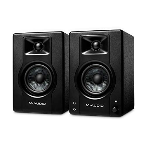 M-Audio BX3 3.5' Studio Monitors, HD PC Speakers for Recording and Multimedia with Music Production Software, 120W, Pair