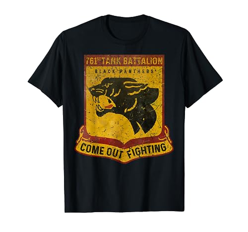 Vintage 761st Tank Battalion Black Panthers V03 T-Shirt