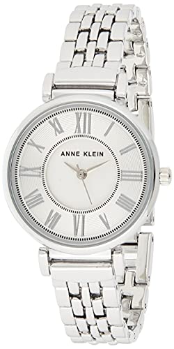 Anne Klein Women's AK/2159SVSV Silver-Tone Bracelet Watch
