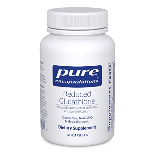 Pure Encapsulations Reduced Glutathione | Hypoallergenic Antioxidant Supplement to Support Liver and Cell Health* | 120 Capsules