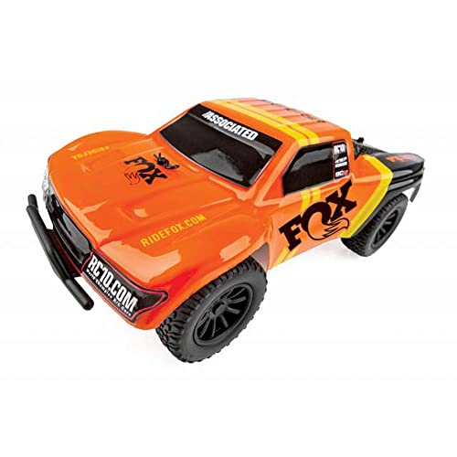 Team Associated 20157 SC28 Fox Factory Edition Micro Short Course Truck Ready to Run Kit, 1/28 Scale, 2WD