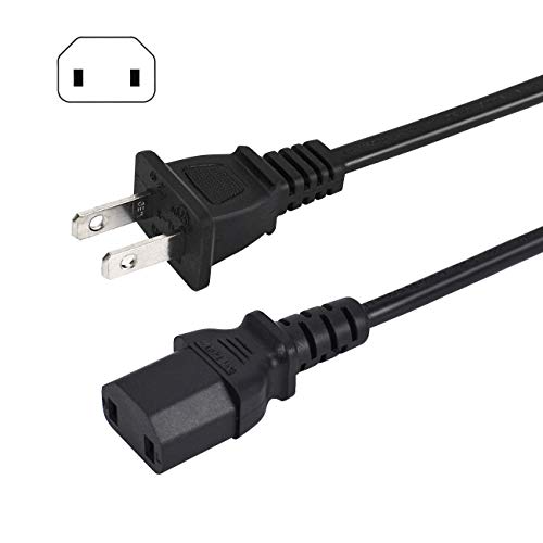 AC Power Cord Cable Compatible with Sony PS4 Pro, Xbox 360 Slim, Xbox One, Xbox 360 E Replacement