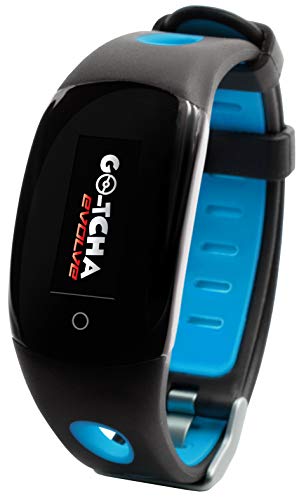 Go-tcha Evolve (Go-tcha 2) LED-Touch Wristband Watch for Pokemon Go with Auto Catch and Auto Spin - Black/Blue
