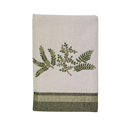 Avanti Linens Greenwood Hand Towel, Ivory,17372IVR