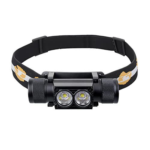 sofirn Headlamp, 1200 Lumen Rechargeable Headlamp Flashlight with Bright SST40 LED, Waterproof, for Kids and Adults, for Camping, Running, Hiking, Emergency, Outdoor