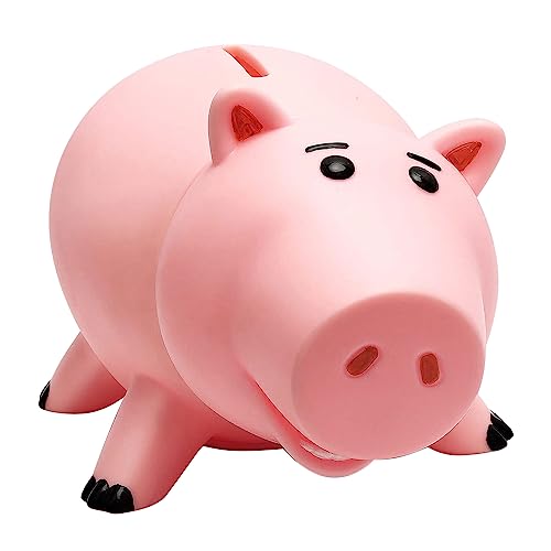 Piggy Bank, Cute Plastic Coin Bank for Boys and Girls, Unbreakable Pig Money Bank for Kids Gift (Pink)