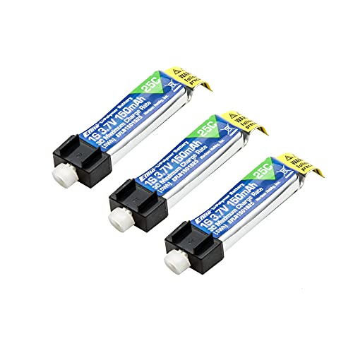 E-flite 150mAh 1S 3.7V 25C LiPo Battery HHDEFLB1501S25 Airplane Batteries