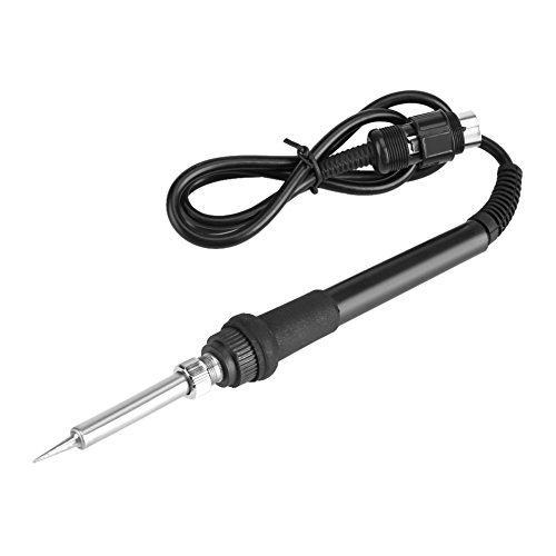 Fdit Electric Soldering Iron Handle Solder Station Repair Tool with A1322 Heating Element Portable Rubber Handle 50W(5 Pin)