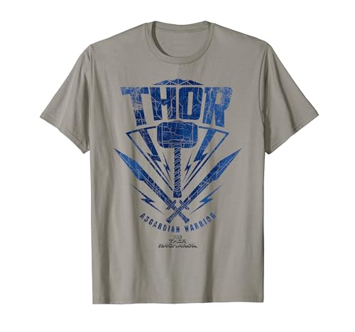 Marvel Thor Ragnarok Asgardian Warrior Hammer Shield T-Shirt T-Shirt