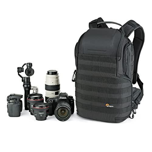 Lowepro ProTactic 350 AW II Modular Backpack with Recycled Material, Camera Bag for Professional Use, Insert for MacBook Laptop Up to 13 Inch, Backpack for Professional Cameras and Drones LP37176-GRL