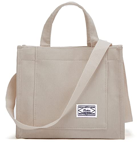 Tote Bag, Small Satchel Tote Handbag for Women Corduroy Hobo Crossbody Bag for College 2023