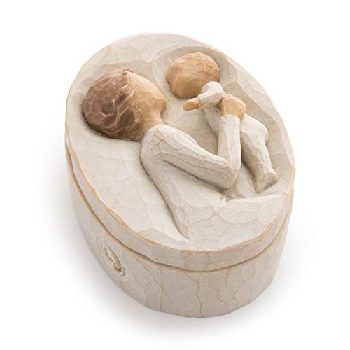 Willow Tree Grandmother, Love that Transcends the Years, Box for Jewelry and Treasures, Reminder of Those you Love who Call you Grandma, Sculpted Hand-Painted Keepsake Box