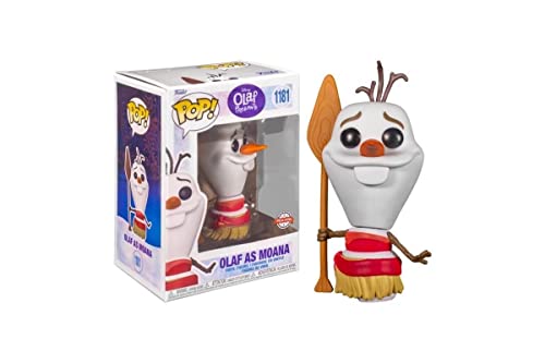 Funko POP Disney!: Olaf Presents - Olaf as Moana, Amazon Exclusive, Multicolor, (61824)