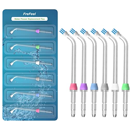 Replacement Tips for Waterpik Water Flosser (6 Plaque Seeker Tips)