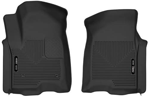 Husky Liners — X-ACT Contour | Fits 2019 - 2024 Chevrolet Silverado/GMC Sierra 1500, 2020-2024 2500, 3500 Crew Cab & Double Cab, Front Row - 2 pcs. | 54101, Black