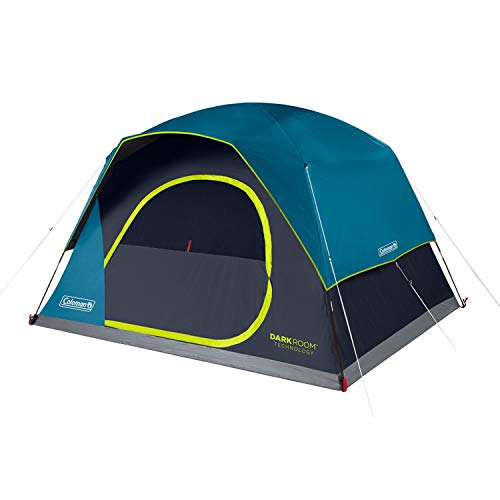 Coleman Skydome Camping Tent with Dark Room Technology, 6 Person