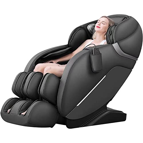 iRest SL Track Massage Chair Recliner, Full Body Massage Chair with Zero Gravity, Airbags, Heating, and Foot Massage